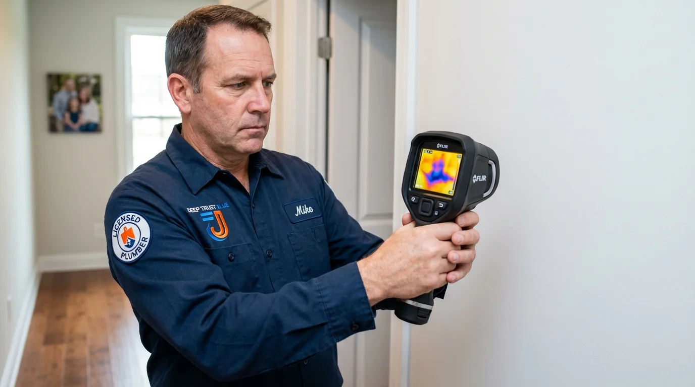 Thermal imaging leak detection by Johns Plumbing LLC in Walton